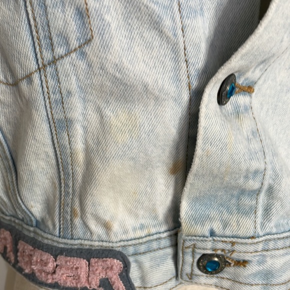 LA GEAR  Jean Jacket with rhinestones - Picture 9 of 16
